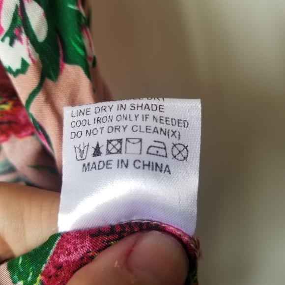 XIX Palms tropical beach Floral two piece set - Picture 7 of 16